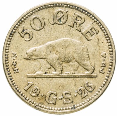 купить Гренландия 50 эре 1926