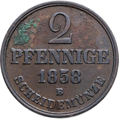 купить Германия, Ганновер 2 пфеннига 1858