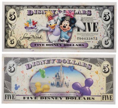 купить США 5 Дисней долларов 2009 серия Т
