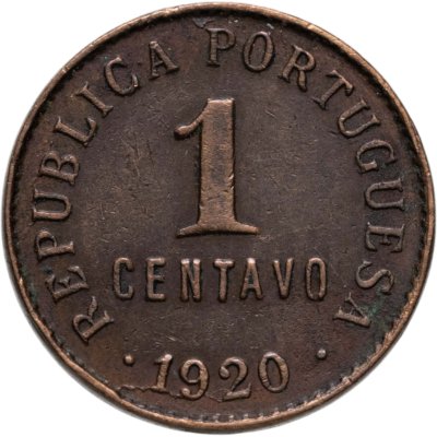 купить Португалия 1 сентаво (centavo) 1920