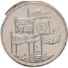 Купить Великобритания 5 фунтов 1996 "70 лет со дня рождения Королевы Елизаветы II", в конверте с марками