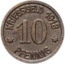 Купить Германия "Кобленц" 10 пфеннигов 1918 нотгельд