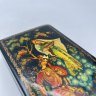 Купить Шкатулка с лаковой миниатюрой "Хозяйка Медной горы", автор А. Петров, папье-маше, темпера, роспись, лак, Холуйская лаковая миниатюра, СССР, 1980-1990 гг.