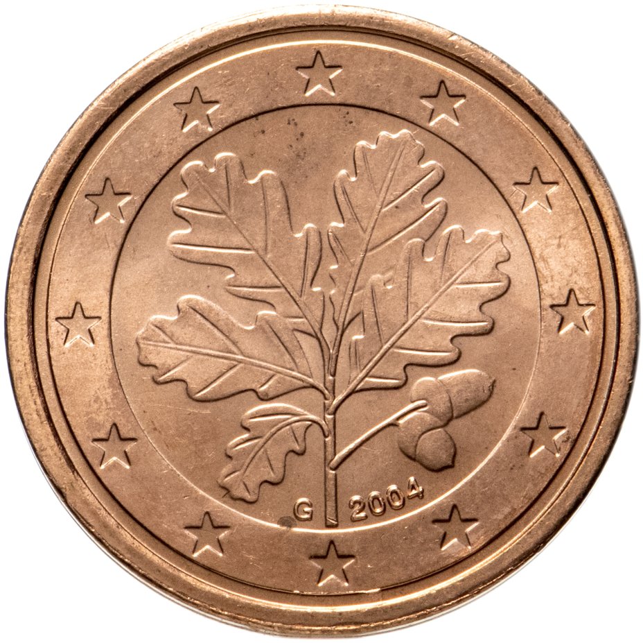 купить Германия 2 цента (cents) 2004 Двор G