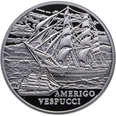 купить Беларусь 1 рубль 2010 "Парусные корабли - Америго Веспуччи"