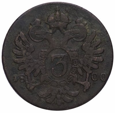 купить Австрия 3 крейцера 1800