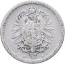 Купить Германия 50 пфеннигов (pfennig) 1877 D Без венка на аверсе знак монетного двора: "D" - Мюнхен