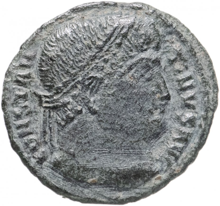 купить Римская Империя, Константин I, 306-337 гг, Нуммий (реверс: крепостная башня без дверей, одна звезда)