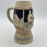 Купить Кружка пивная, украшенная сценой флирта в трактире (поцелуй), керамика, рельеф, Marzi & Remy, Германия, 1964-1990 гг.
