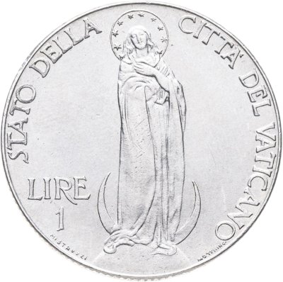 купить Ватикан 1 лира (lira) 1941