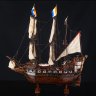 Купить Модель Голландского фрегата "Arconaut", со сценой готовящегося вражеского абордажа, дерево, металл, ткань, лак, крашение, клей, СССР, 1970-1990 гг.