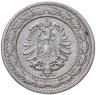 Купить Германия 20 пфеннигов (pfennig) "G" 1887