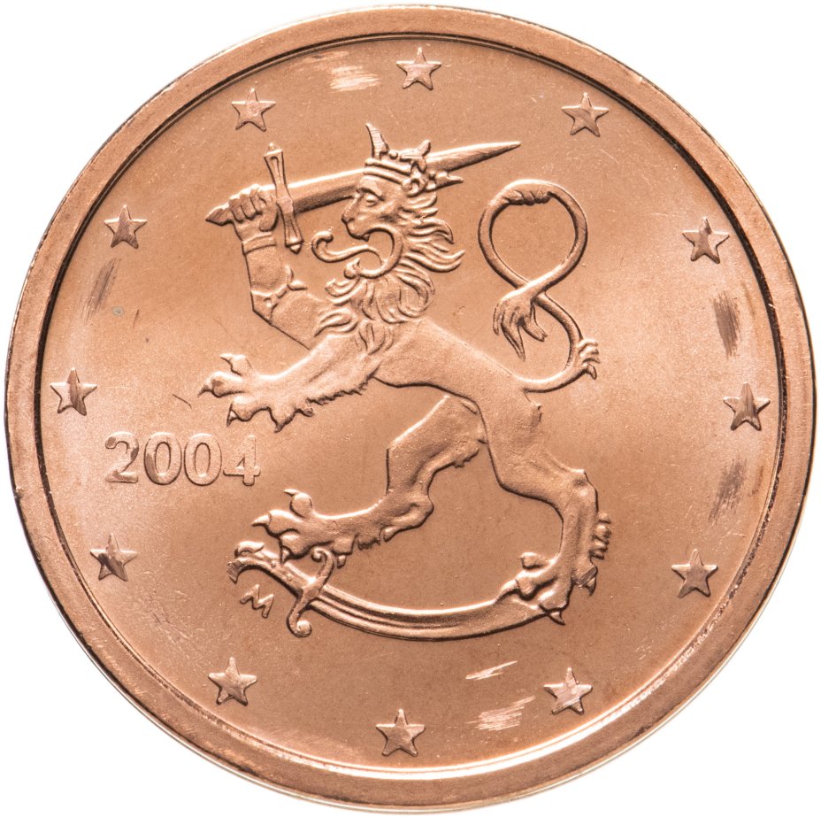 купить Финляндия 2 цента 2004