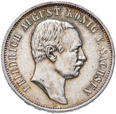 купить Германская Империя (Саксония) 3 марки 1908 "Е"