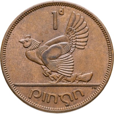 купить Ирландия 1 пенни (penny) 1966
