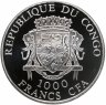Купить Конго 1000 франков 2011 «Пасха»
