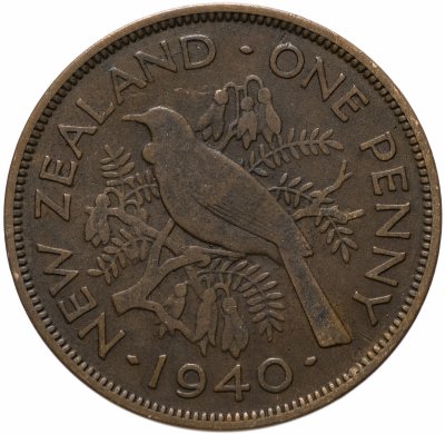 купить Новая Зеландия 1 пенни (penny) 1940