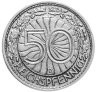 Купить Германия 50 рейхспфеннигов (reichspfennig) "D" 1928