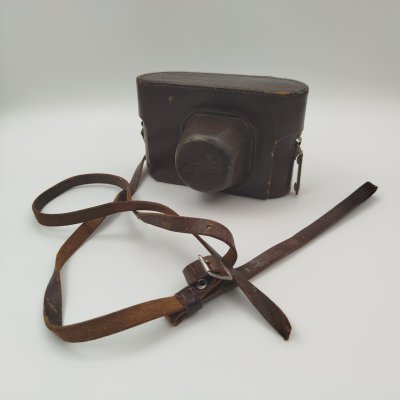 купить Фотоаппарат "Зоркий-6" с объективом "Индустар-50" в оригинальном кофре, металл, стекло, пластик, кожа, Красногорский механический завод (КМЗ), СССР, 1959 г.