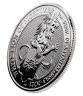 Купить Великобритания 100 фунтов (Pounds) 2021 "Лев Мортимера. Серия Звери королевы" Платина Елизавета