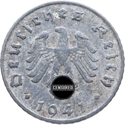 купить Германия, Третий рейх 5 рейхспфеннигов 1941 "А"