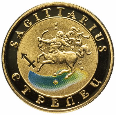 купить Армения 10000 драмов 2008 "Знаки зодиака - Стрелец"