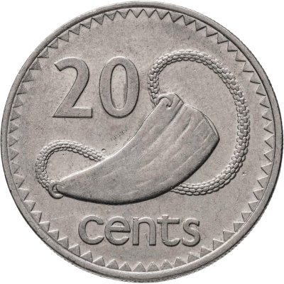 купить Фиджи 20 центов (cents) 1990