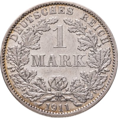 купить Германия 1 марка 1911 Знак монетного двора: "A" - Берлин