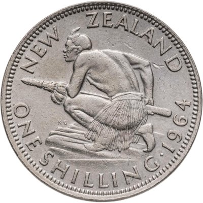 купить Новая Зеландия 1 шиллинг (shilling) 1964