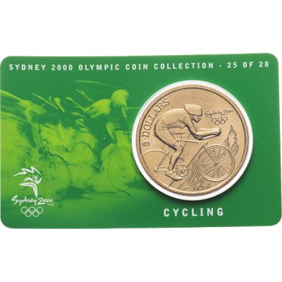 купить Австралия 5 долларов 2000 Олимпийские игры в Сиднее - Велоспорт