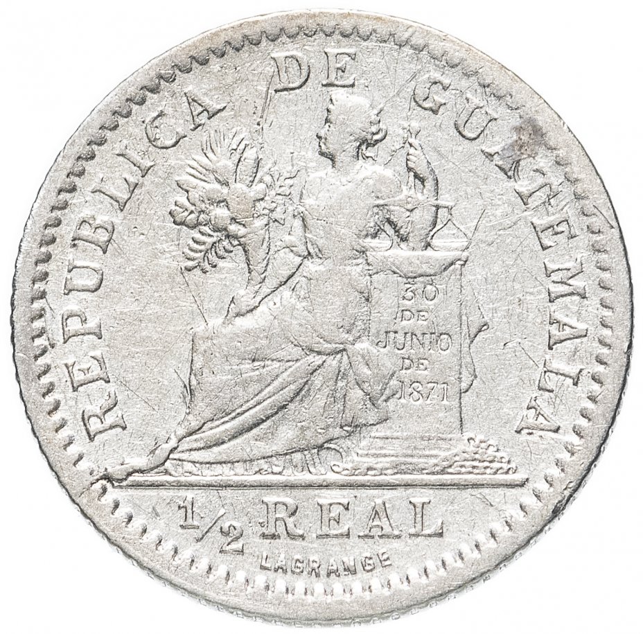 купить Гватемала 1/2 реала 1894