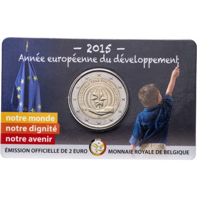 купить Бельгия 2 евро (euro) 2015 Европейский год развития
