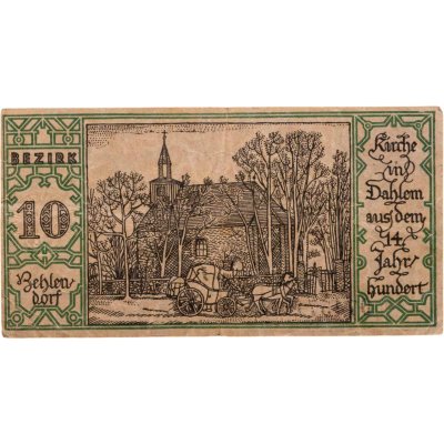 купить Германия, провинция Бельендорф 50 пфеннигов 1921