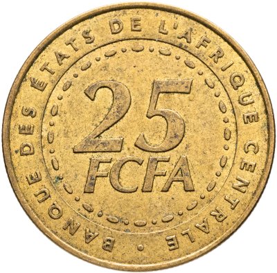 купить Центральная Африка (BEAC) 25 франков (francs) 2006