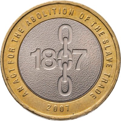 купить Великобритания 2 фунта (pounds) 2007 "200 лет со дня отмены работорговли в Британской Империи"