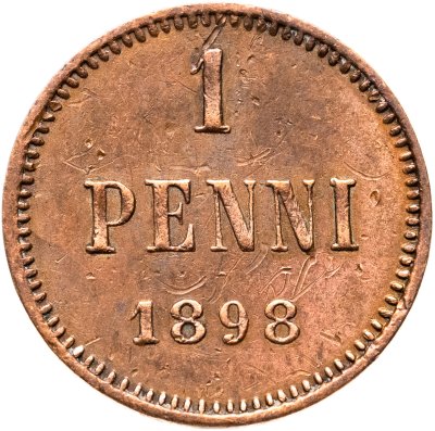 купить 1 пенни (penni) 1898 Российская Финляндия