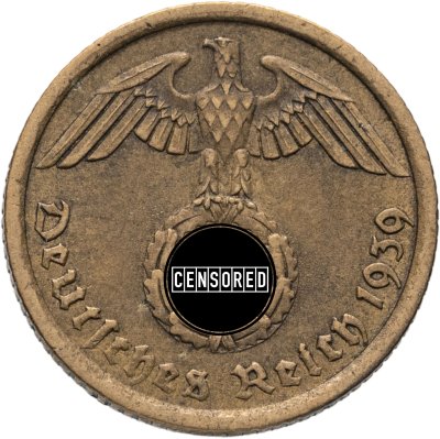 купить Германия, Третий рейх 10 рейхспфеннигов (reichspfennig) 1939