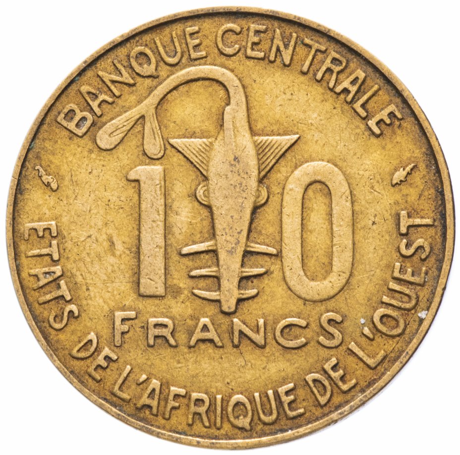 купить Западная Африка (BCEAO) 10 франков (francs) 1964-1981
