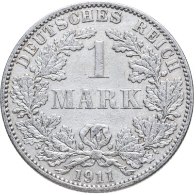 купить Германия 1 марка 1911 Знак монетного двора: "A" - Берлин