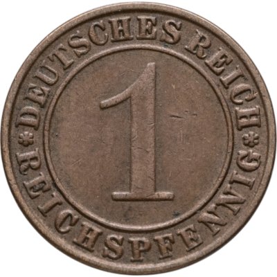 купить Германия 1 рейхспфенниг (reichspfennig) 1936 A знак монетного двора "A" — Берлин