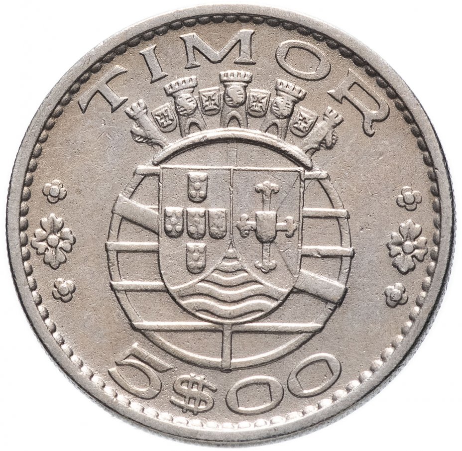 купить Тимор (колония Португалии) 5 эскудо (escudo) 1970 год