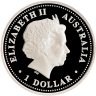 Купить Австралия 1 доллар 2005 Proof "Австралийская Антарктическая территория - Морской леопард (тюлень)"