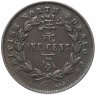 Купить Северное Борнео 1 цент (cent) 1887