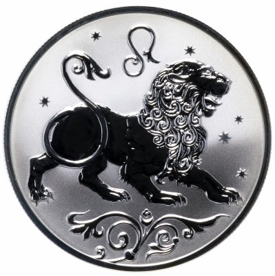 купить 2 рубля 2005 СПМД Proof "Знаки зодиака - Лев"