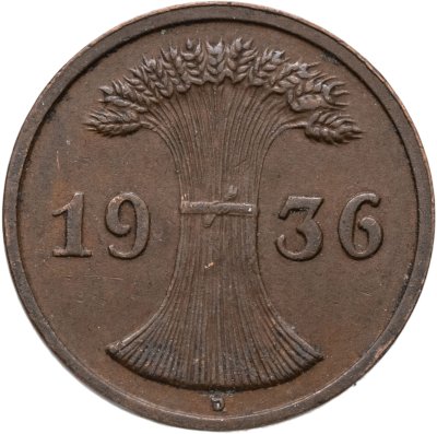 купить Германия 2 рейхспфеннига (reichspfennig) 1936 D