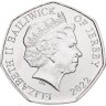 Купить Джерси 50 пенсов (pence) 2022 "Добродетели Королевы - Победа"