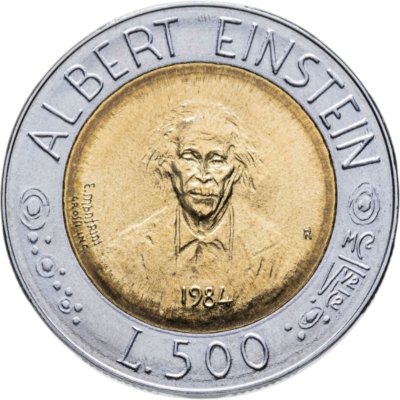 купить Сан-Марино 500 лир 1984 "Альберт Эйнштейн"