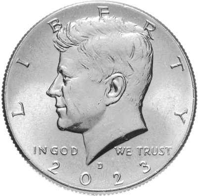 купить США 50 центов (1/2 доллара, half dollar) 2023 D "Kennedy Half Dollar (Кеннеди)"
