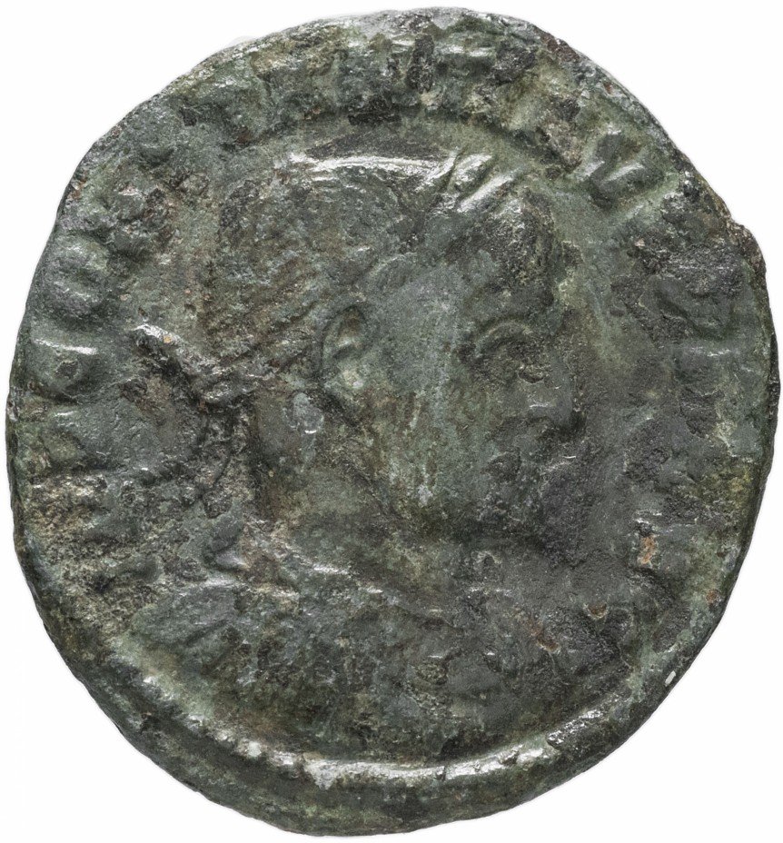 купить Римская Империя Константин I Великий 306-337гг фоллис (реверс: Сол стоит влево)