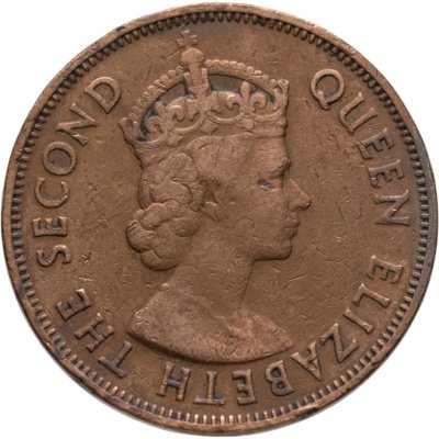 купить Маврикий 5 центов (cents) 1967